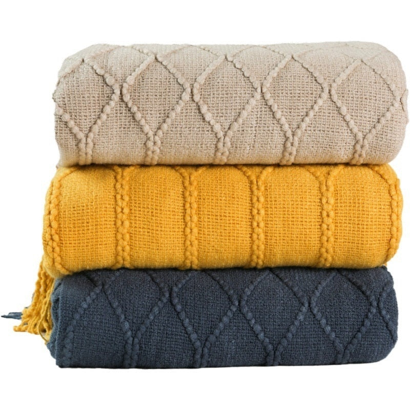 Waffle Embossed Blanket