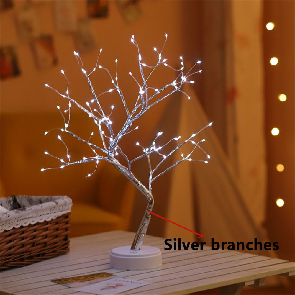 Mini-Baum-Tischlampe