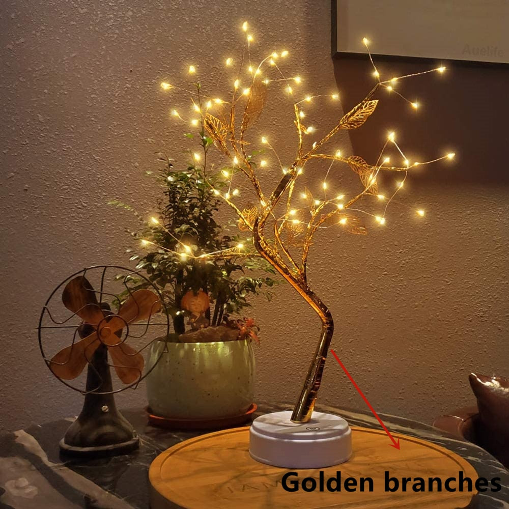 Mini-Baum-Tischlampe