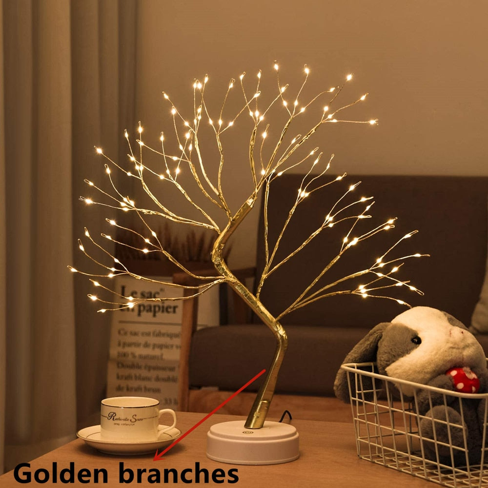 Mini-Baum-Tischlampe