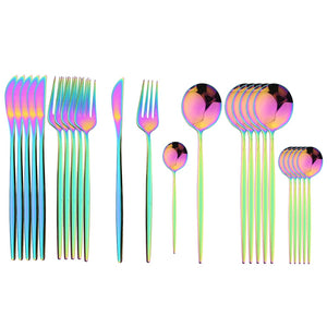 Golden Cutlery Set