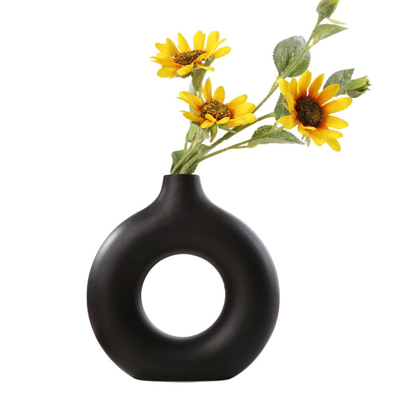 Ceramic Donuts Flower Pot