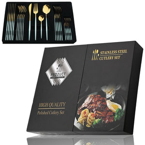 Golden Cutlery Set