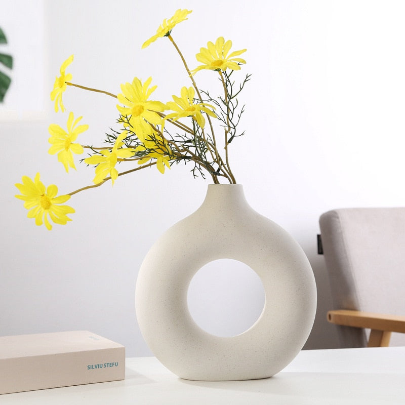 Ceramic Donuts Flower Pot