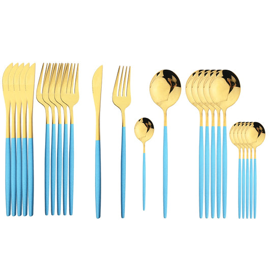 Golden Cutlery Set