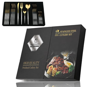 Golden Cutlery Set