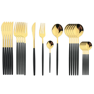 Golden Cutlery Set