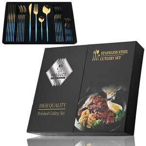 Golden Cutlery Set