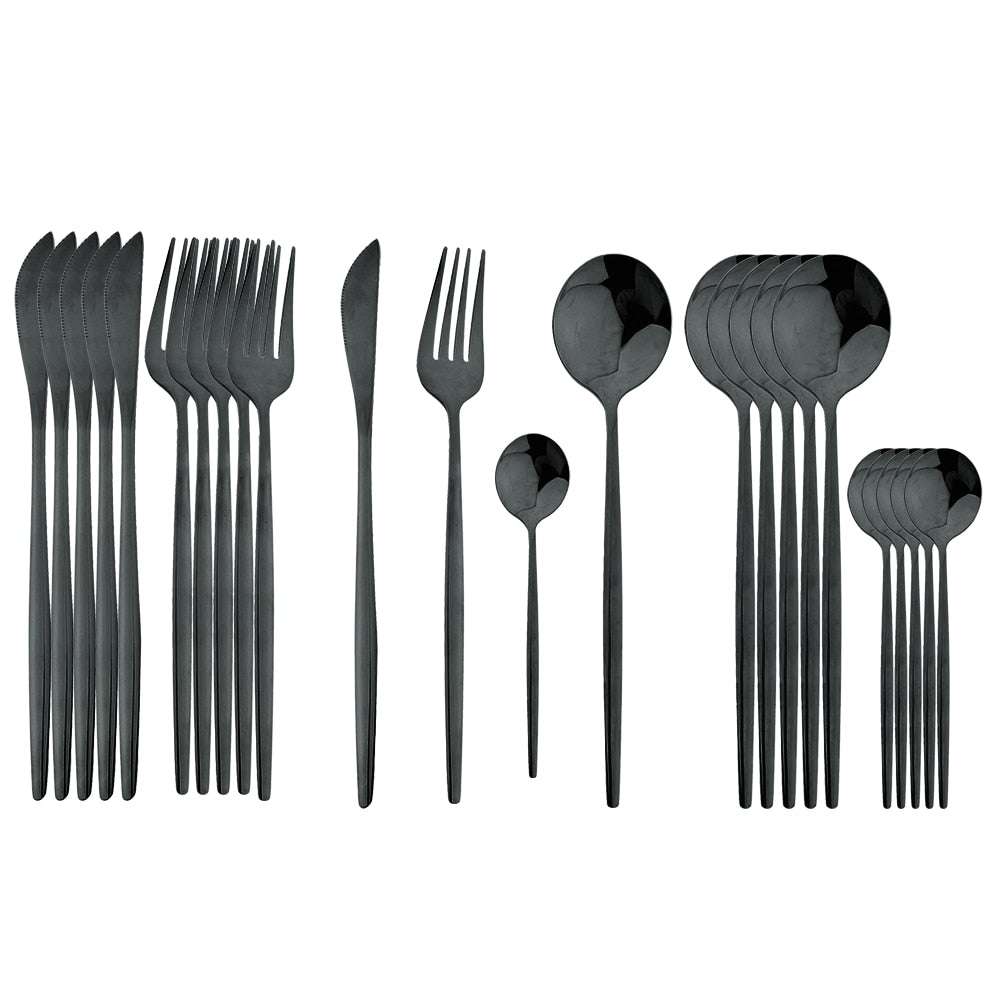 Golden Cutlery Set