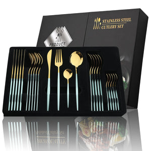 Golden Cutlery Set