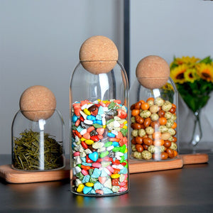 Storage glass jar